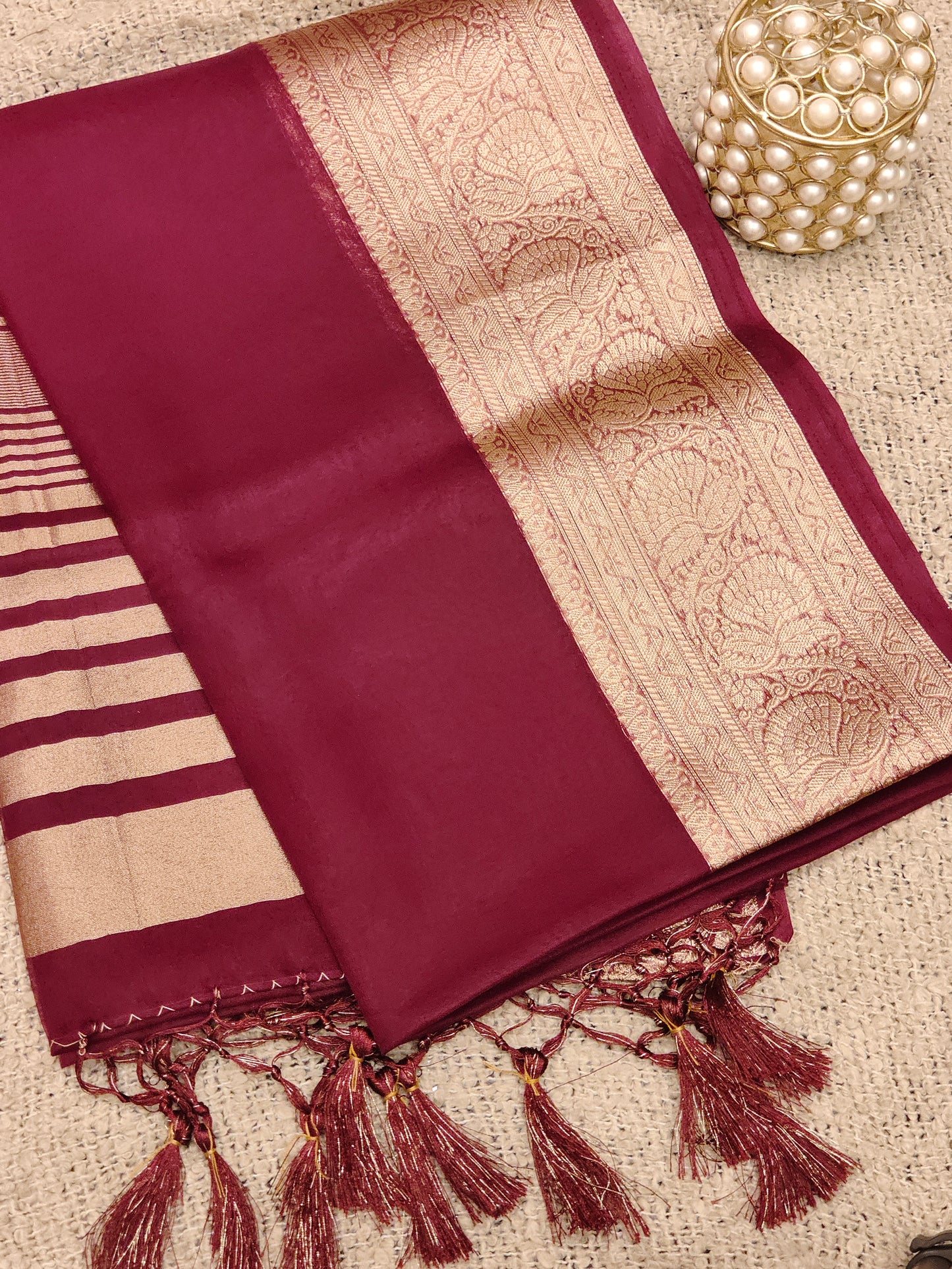 Kora Banarasi Saree